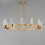 2_Maxim Duchess 44" Wide Natural Aged Brass 12-Light Chandelier more views
