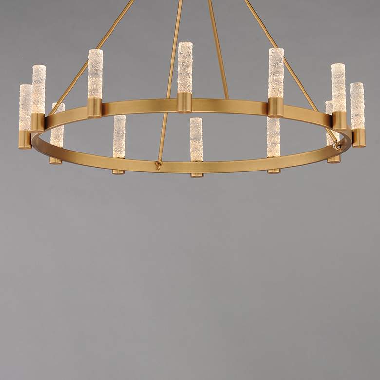 Image 3 Maxim Duchess 44" Wide Natural Aged Brass 12-Light Chandelier more views