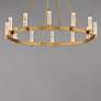 3_Maxim Duchess 44" Wide Natural Aged Brass 12-Light Chandelier more views