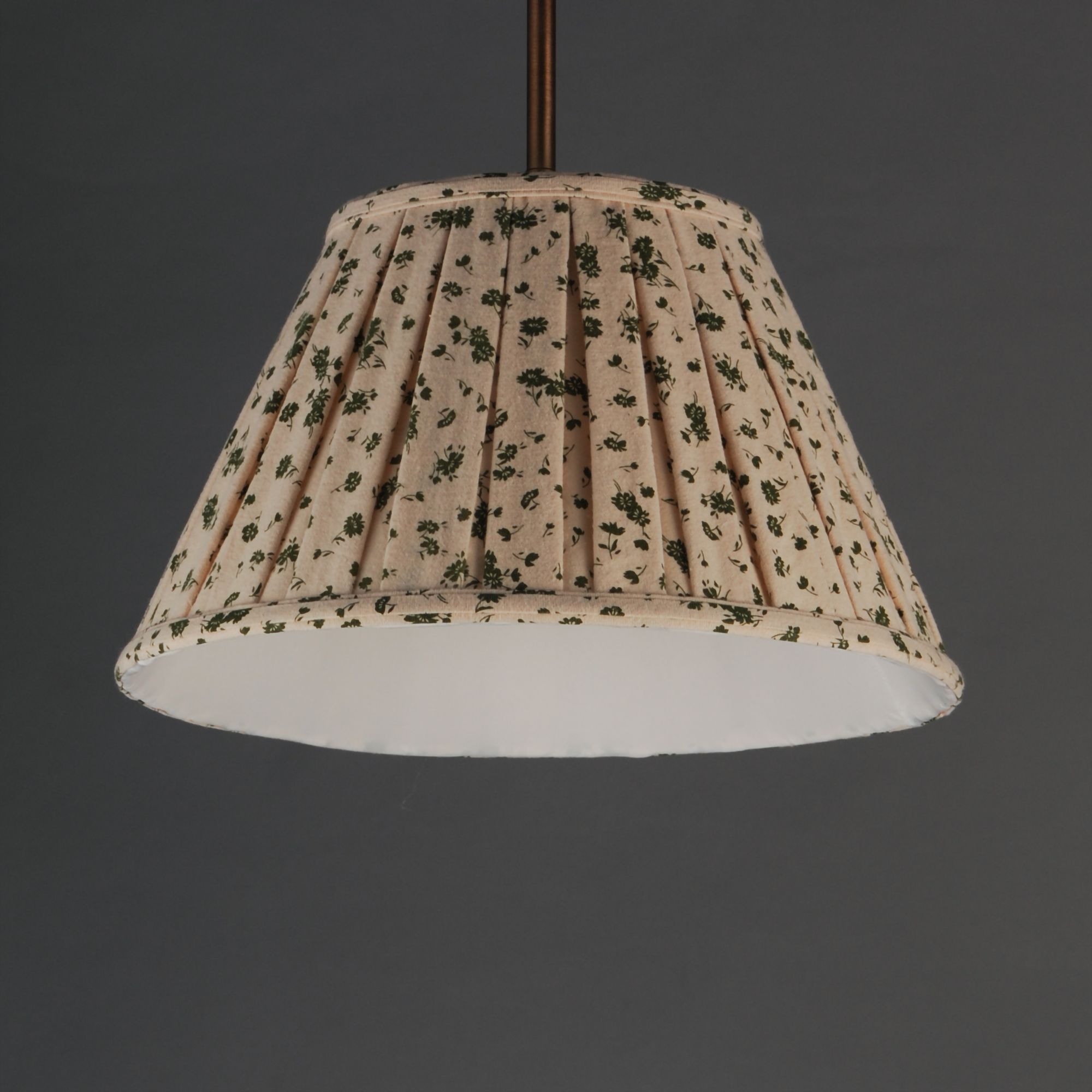 Image 3 Maxim Dunbridge 14" Olive White/Weathered Brass Pendant more views