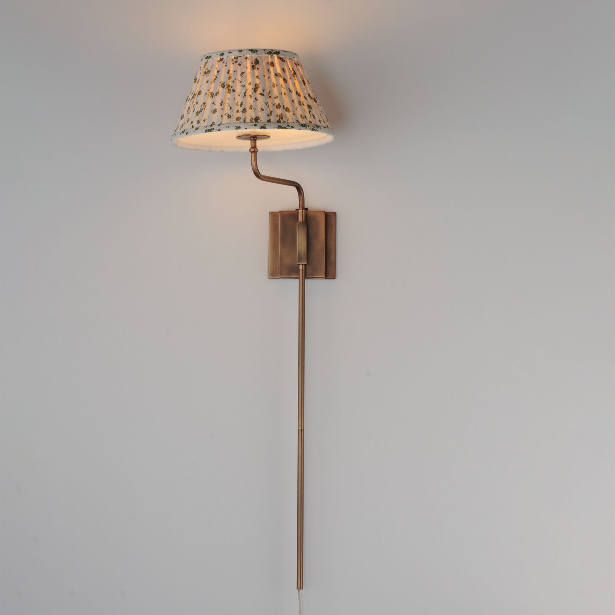 Image 3 Maxim Dunbridge 39 1/4" H Olive White/Weathered Brass 1-Light Wall Sconce more views