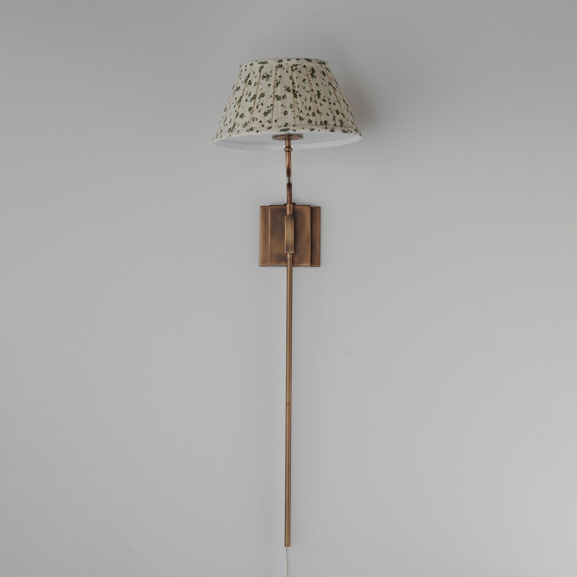 Image 4 Maxim Dunbridge 39 1/4" H Olive White/Weathered Brass 1-Light Wall Sconce more views