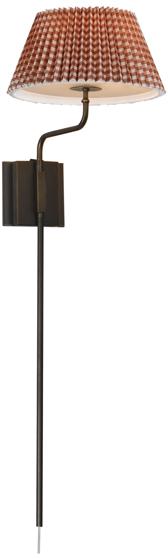 Image 2 Maxim Dunbridge 39 1/4" H Rustic Beige/Antique Bronze 1-Light Wall Sconce