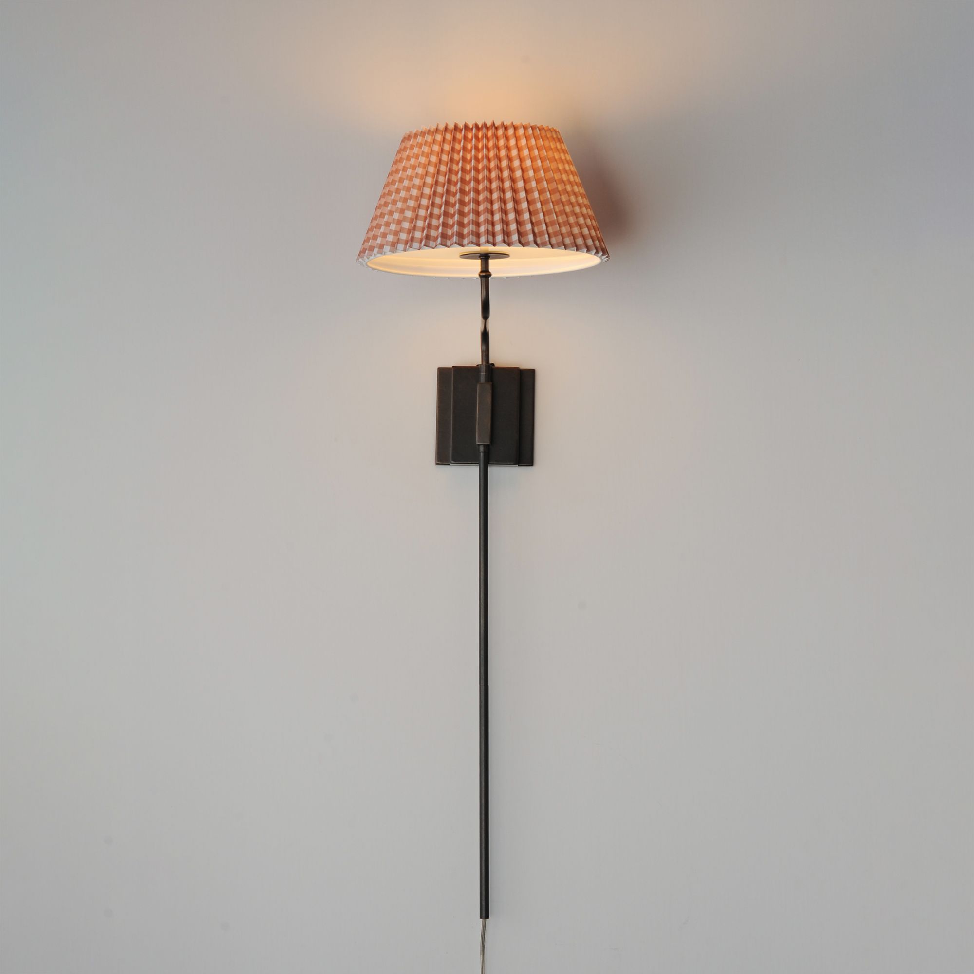 Image 4 Maxim Dunbridge 39 1/4" H Rustic Beige/Antique Bronze 1-Light Wall Sconce more views