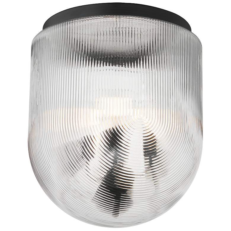 Image 1 Maxim Dune 16" Black Ceiling Light