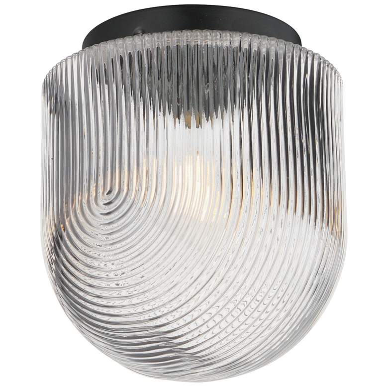 Image 1 Maxim Dune 9" Black Ceiling Light