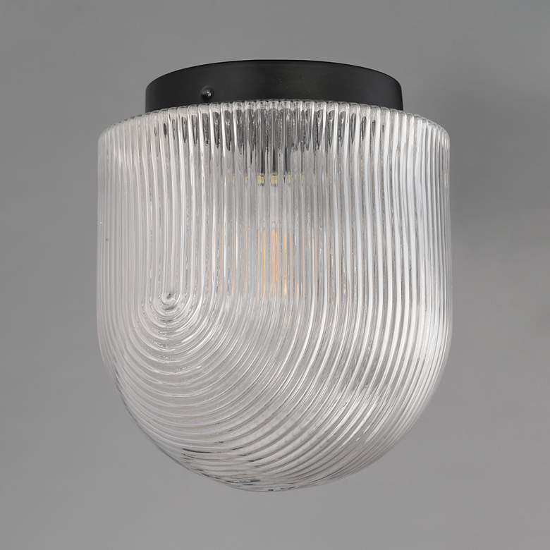 Image 2 Maxim Dune 9" Black Ceiling Light more views