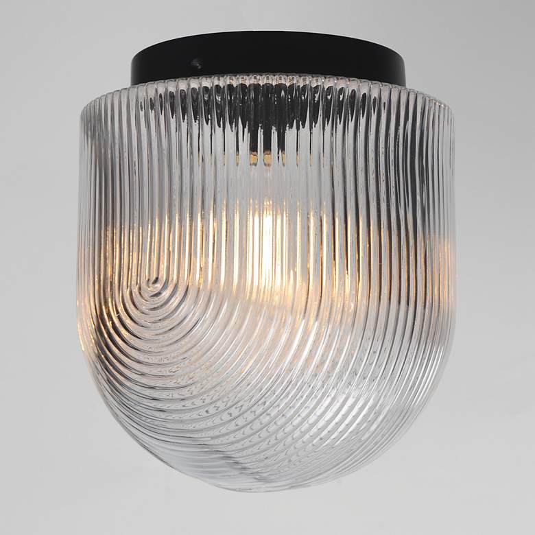 Image 4 Maxim Dune 9" Black Ceiling Light more views