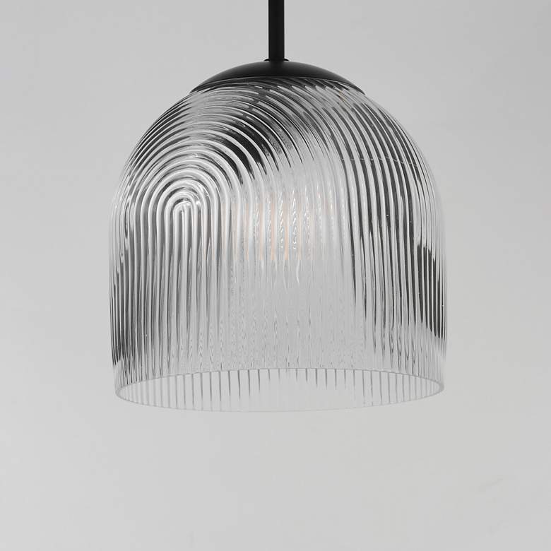 Image 3 Maxim Dune 9" Wide Black 1-Light Pendant more views