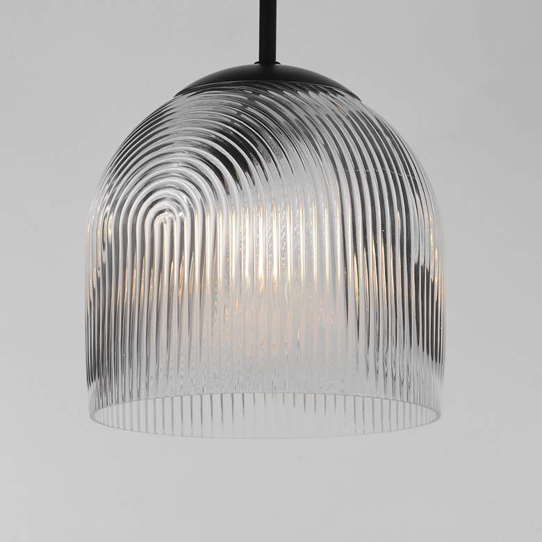 Image 4 Maxim Dune 9" Wide Black 1-Light Pendant more views