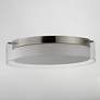 4_Maxim Duo 16" Wide Satin Nickel LED Ceiling Light more views