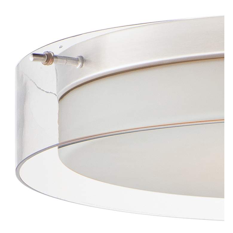 Image 2 Maxim Duo 19 3/4" Wide Satin Nickel LED Round Ceiling Light more views