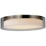 Maxim Duo 19 3/4" Wide Satin Nickel LED Round Ceiling Light