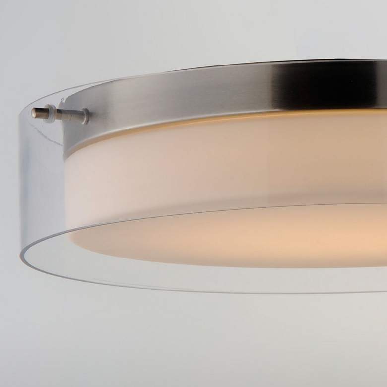 Image 4 Maxim Duo 19 3/4" Wide Satin Nickel LED Round Ceiling Light more views