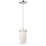 1_Maxim Duo 4 1/2" Wide Satin Nickel LED Mini Pendant