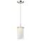 Maxim Duo 4 1/2" Wide Satin Nickel LED Mini Pendant