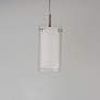 2_Maxim Duo 4 1/2" Wide Satin Nickel LED Mini Pendant more views