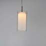 3_Maxim Duo 4 1/2" Wide Satin Nickel LED Mini Pendant more views