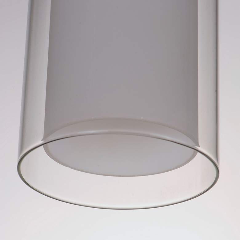 Image 4 Maxim Duo 4 1/2" Wide Satin Nickel LED Mini Pendant more views