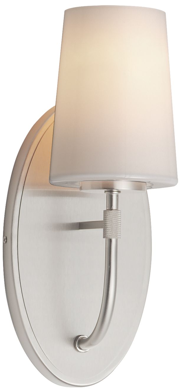 Maxim Durham 13 1/4" High Satin Nickel 1-Light Sconce