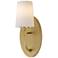Maxim Durham 13" High Natural Aged Brass 1-Light Sconce