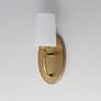 4_Maxim Durham 13" High Natural Aged Brass 1-Light Sconce more views