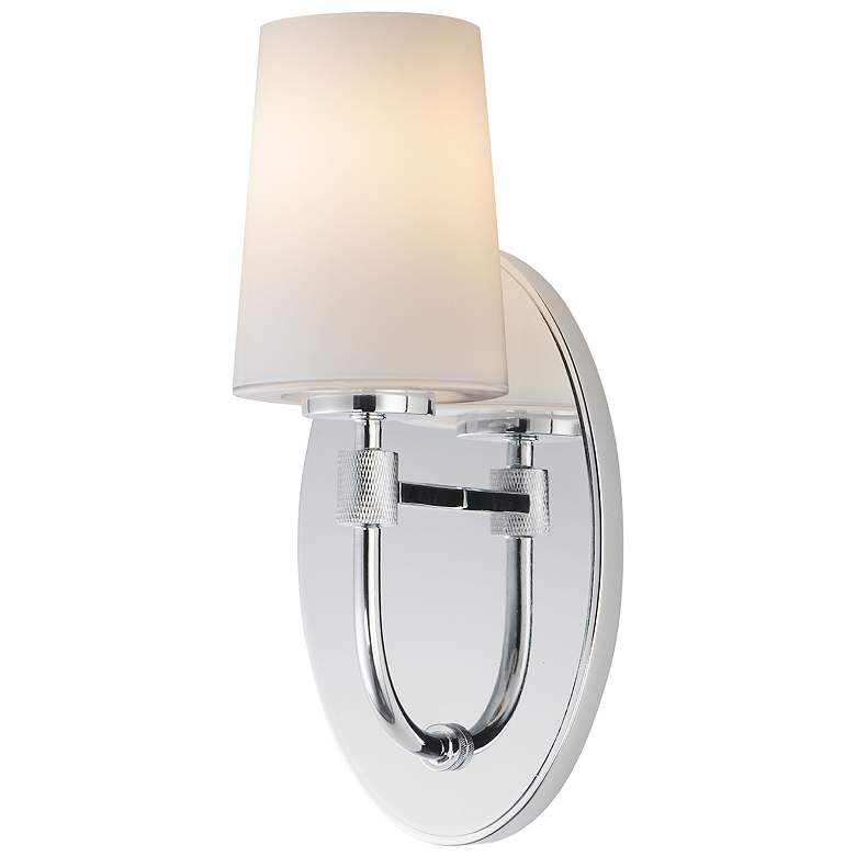 Image 1 Maxim Durham 13" High Polished Chrome 1-Light Sconce