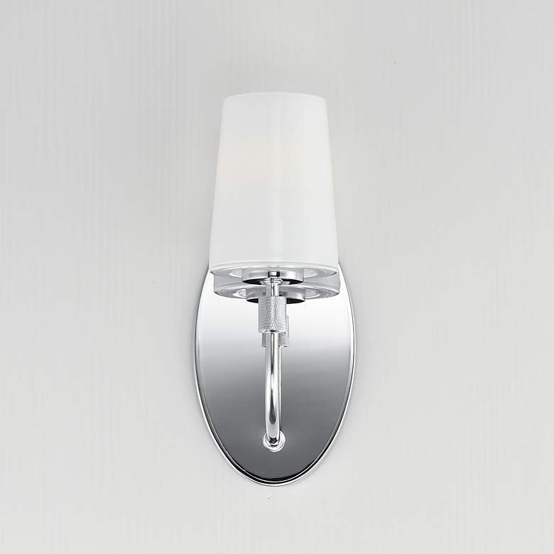 Image 2 Maxim Durham 13" High Polished Chrome 1-Light Sconce more views