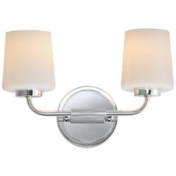 Maxim Durham 14" Wide Polished Chrome 2-Light Sconce
