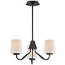 1_Maxim Durham 18 1/2" Wide Black 3-Light Chandelier