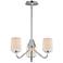 Maxim Durham 18 1/2" Wide Polished Chrome 3-Light Chandelier
