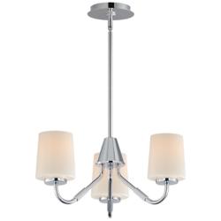 Maxim Durham 18 1/2" Wide Polished Chrome 3-Light Chandelier