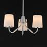 3_Maxim Durham 18 1/2" Wide Polished Chrome 3-Light Chandelier more views