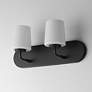4_Maxim Durham 18" Wide Black 2-Light Strip Bath Vanity more views