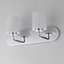 4_Maxim Durham 18" Wide Polished Chrome 2-Light Strip Bath Vanity more views