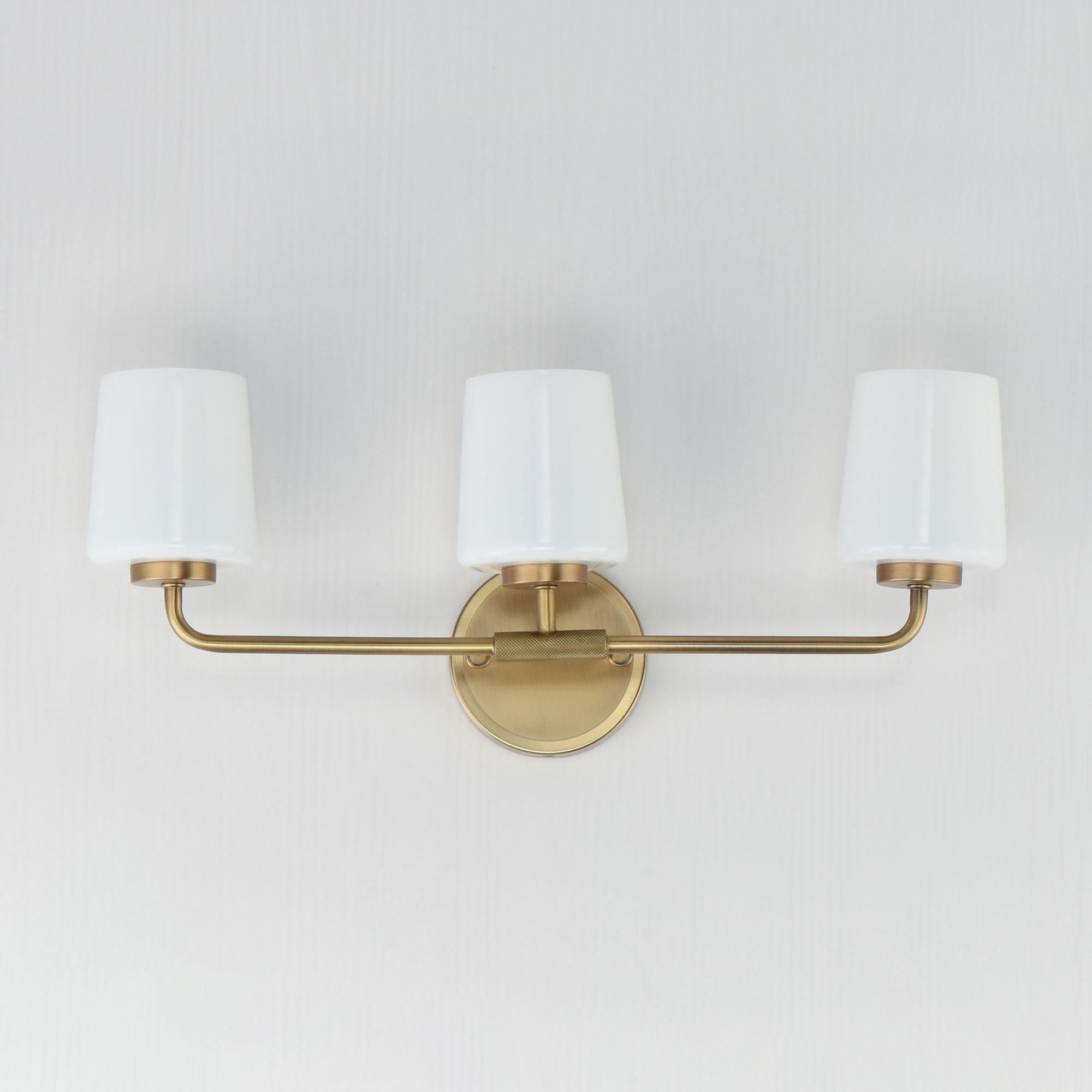 Image 2 Maxim Durham 23" Wide Natural Aged Brass 3-Light Bath Vanity more views