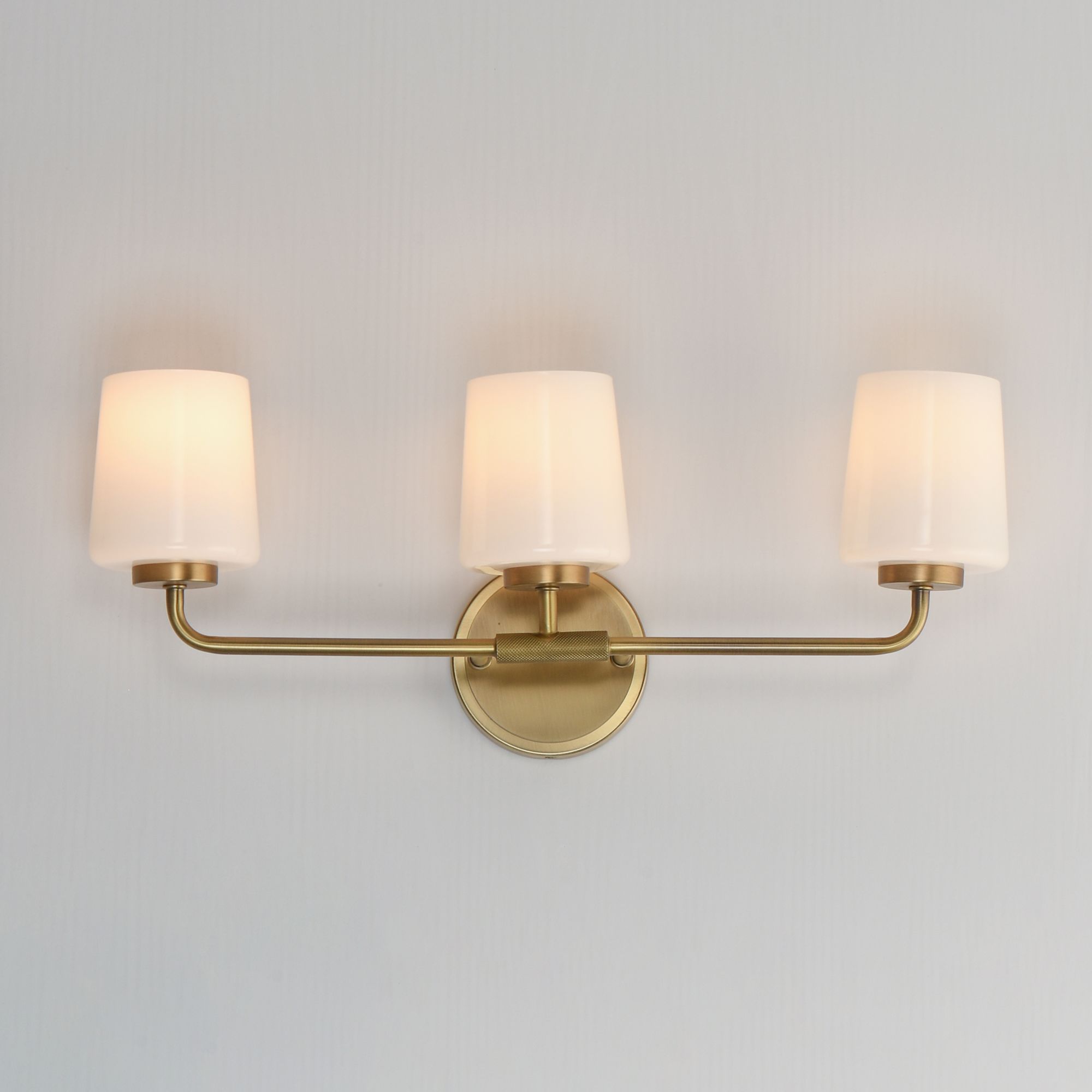 Image 3 Maxim Durham 23" Wide Natural Aged Brass 3-Light Bath Vanity more views