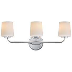 Image1 of Maxim Durham 23" Wide Polished Chrome 3-Light Bath Vanity