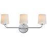 Thumbnail1 of Maxim Durham 23" Wide Polished Chrome 3-Light Bath Vanity