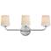 Maxim Durham 23" Wide Polished Chrome 3-Light Bath Vanity