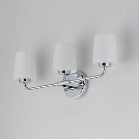 Image4 of Maxim Durham 23" Wide Polished Chrome 3-Light Bath Vanity more views