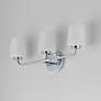 Thumbnail4 of Maxim Durham 23" Wide Polished Chrome 3-Light Bath Vanity more views