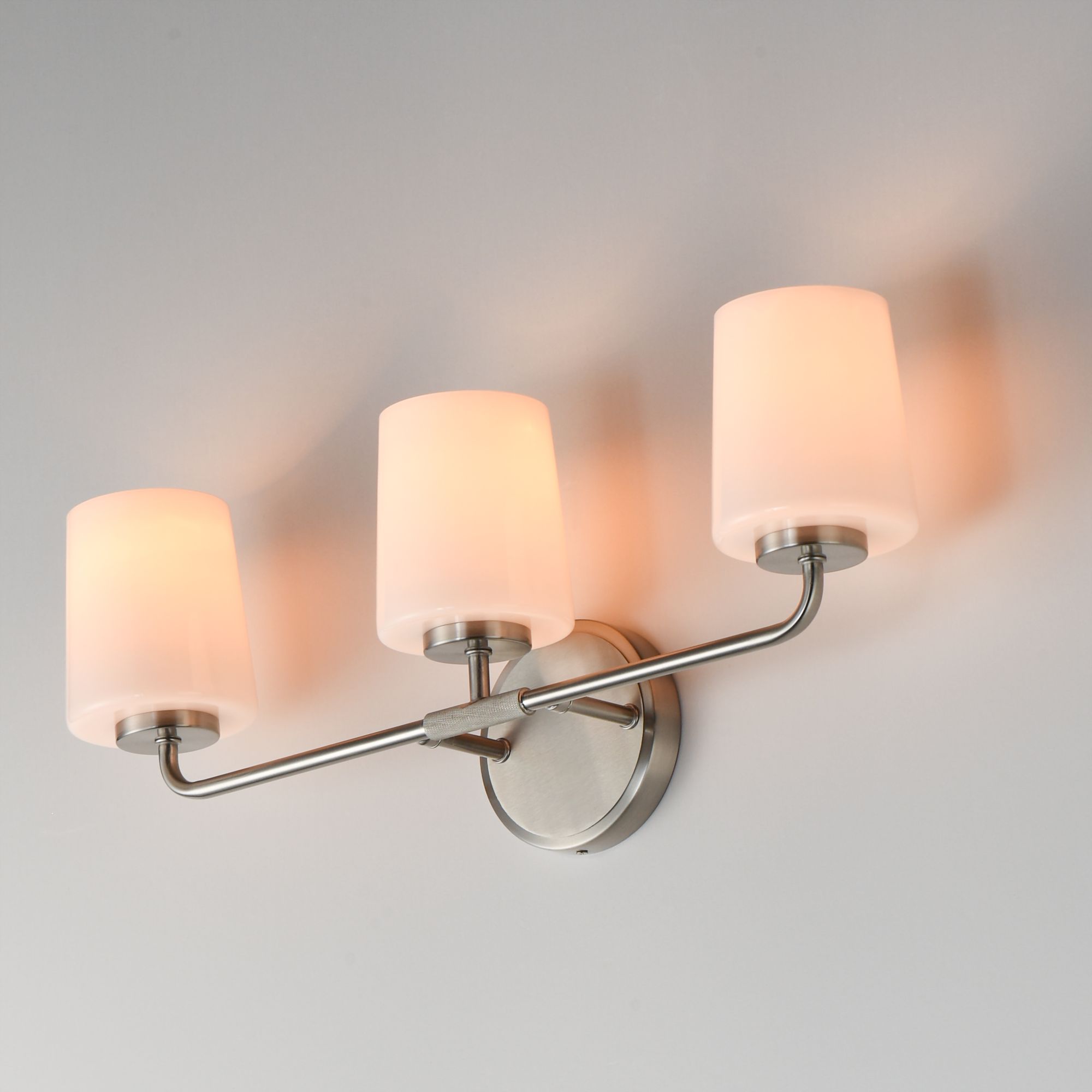 Image 5 Maxim Durham 23" Wide Satin Nickel 3-Light Bath Vanity more views