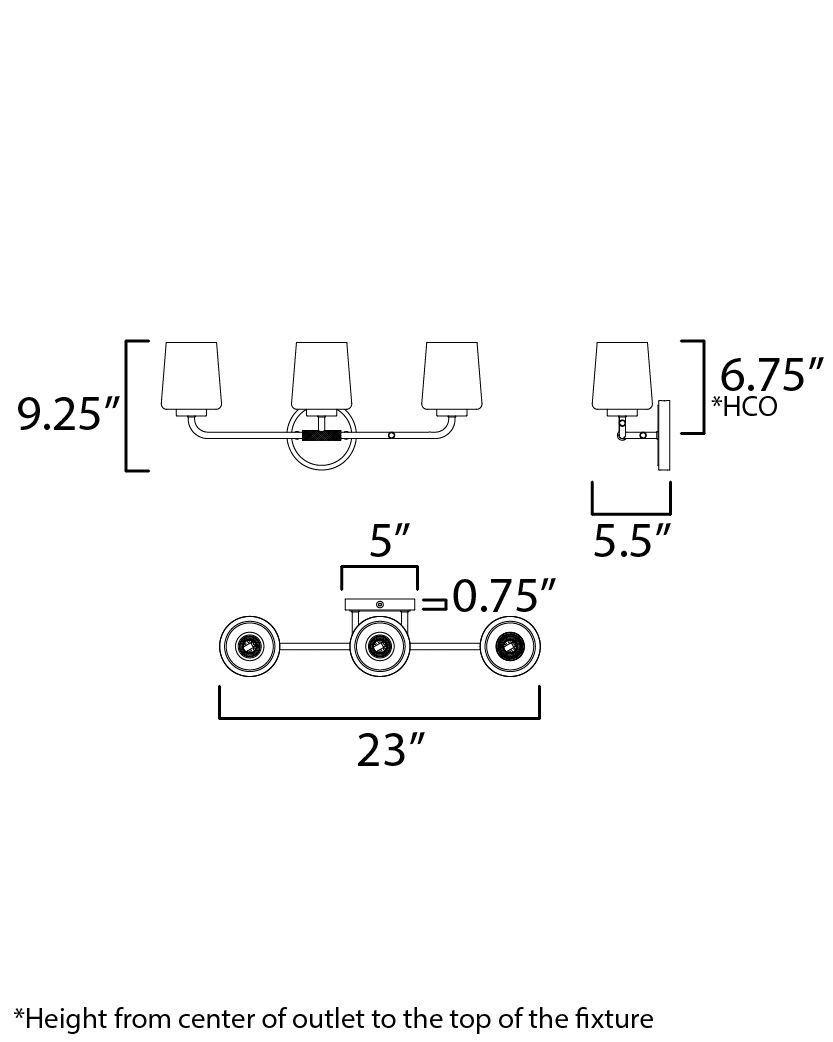 Image 7 Maxim Durham 23" Wide Satin Nickel 3-Light Bath Vanity more views