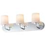 1_Maxim Durham 24" Wide Polished Chrome 3-Light Strip Bath Vanity