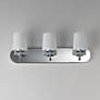 2_Maxim Durham 24" Wide Polished Chrome 3-Light Strip Bath Vanity more views