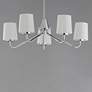 2_Maxim Durham 26" Wide Polished Chrome 5-Light Chandelier more views