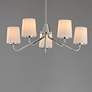 3_Maxim Durham 26" Wide Polished Chrome 5-Light Chandelier more views