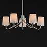 4_Maxim Durham 26" Wide Polished Chrome 5-Light Chandelier more views
