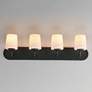 3_Maxim Durham 30" Wide Black 4-Light Strip Bath Vanity more views